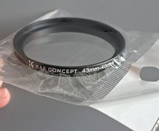 2x K&F 43>46mm Step Up Ring / Adapter