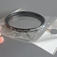 2x K&F 43>46mm Step Up Ring / Adapter