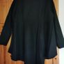 BNWT Stylish Black Coat size 18 Image 5