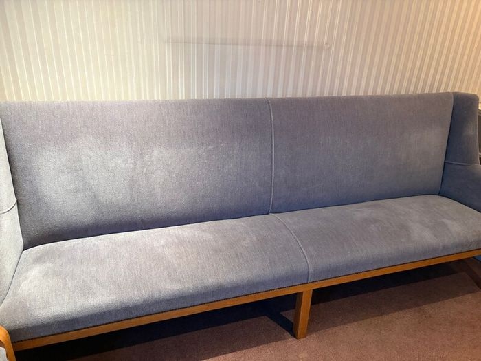Two large waiting room benches