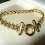 Vintage Hallmarked 9ct Gold - 3 Col' Gold Bracelet Image 10