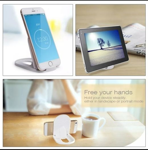 Mobile Phone Holder. Foldable 4 Degrees Adjustable Universal