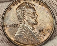 USA United States 1912 S Lincoln Wheat Penny Beautiful Uncirculated