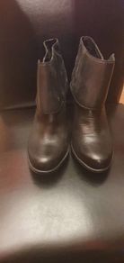 Black Clarks Ladies Ankle Boots