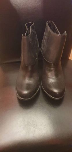 Black Clarks Ladies Ankle Boots