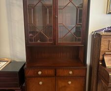 Solid Wood Display Cabinet 195cm 2 Available
