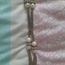 New with tags long gold necklace with demonte and pearl detail Image 2