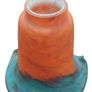 Art Nouveau pate de verre style art glass light shades Image 2