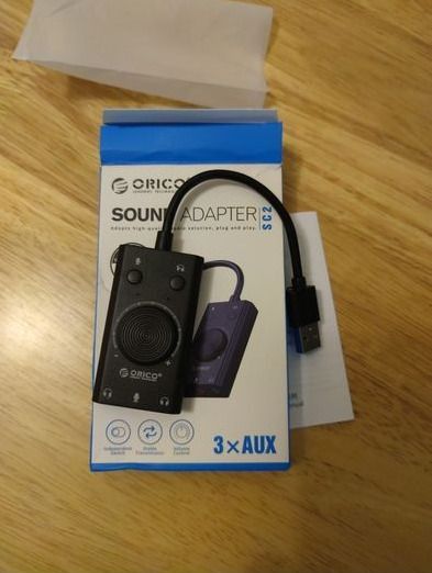Orico SC2 USB External Sound Card Windows Mac Linux