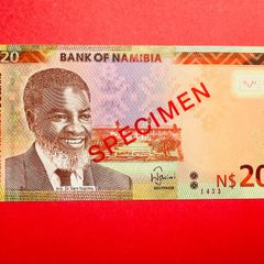 Namibia  20  Dollars  2015  SPECIMEN  Pick 12  ( Uncirculated )