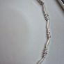 Colier sterling silver with stones pink very good condition Image 4