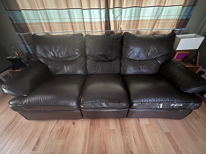 Free 3 Seat recliner sofa
