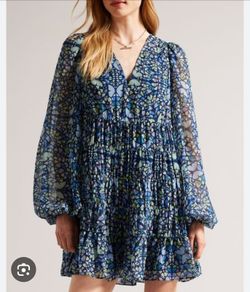 Rohzan Ted Baker Tiered Swing Mini Dress