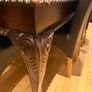 Exquisite Hand-Carved Dining Table & 8 Leather Dining Chairs Image 2