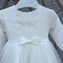 beautiful ivory christening dress Image 5
