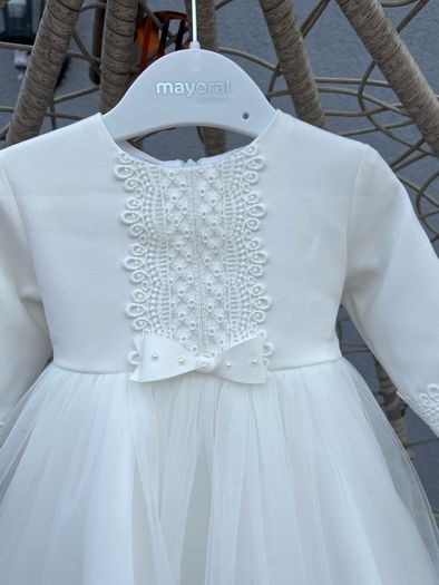 beautiful ivory christening dress