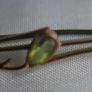 Vintage Edwardian 9ct Gold Bar Brooch With Ametyst 1.7g And Box Image 4