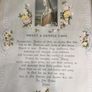 Vintage Sweet Gentle Lady Religious Prayer in Gilt Frame Image 2