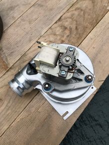 Gas boiler fan
