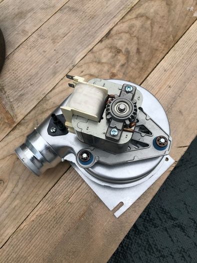 Gas boiler fan