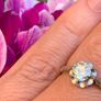 Antique Art Deco Diamond Solitaire Ring Image 3