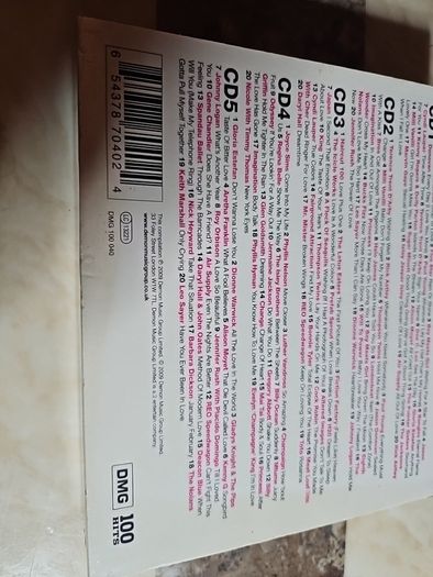 100 Hits 80s Love 5CD Boxset