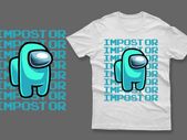 Sky blue impostor among us t-shirt impostor t-shirt