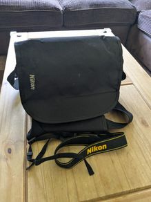 Nikon camera bag and strap