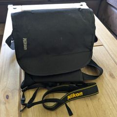 Nikon camera bag and strap