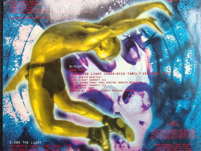 Snap! - Rhythm Is A Dancer Vinyl 12" EP (1992) Euro House Trance w/Picture Sleeve VG+