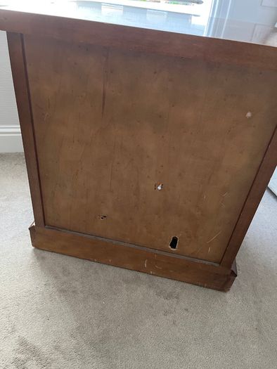 Two large bedside tables / lockers
