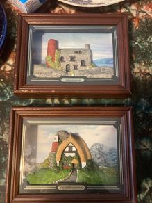 Model buildings box framed free postage
