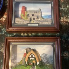 Model buildings box framed free postage