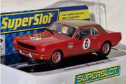 Scalextric Ford Mustang 1960's #6 Classic Slot Car   ( H4339 C4339 gt touring muscle 1960s classic superslot )
