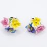Crown English Brooch And Suds, Silver Fine Bone China Set, In Original Box Image 3
