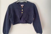 Ted Baker Baby Navy glittery bolero/cropped cardigan Size 1 As new