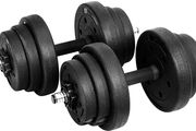 Dumbbells Set Of 2 Plastic in Total 20 Kg - Free Delivery Nationwide