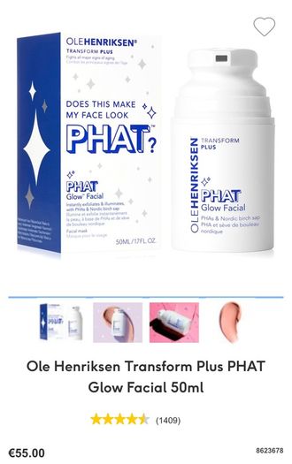 Ole Henriksen Transform Plus PHAT Glow Facial 50ml