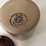 Vintage Pearson's of Chesterfield stoneware Marmalade Jar with lid with slot for spoon Image 4