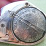 FLAMINAIRE Vintage 1950s Galet Butane Gas Silver Lighter Made in France (top cover is missing) Image 4