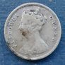 HONG KONG 1900 Victoria 80% Silver Ten Cents Coin Image 2