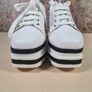 Womens Marco Moreo Platform Trainers Runners Shoes White Leopard Fur Size Uk 2 Eu 35 Womens Girls Brand New Image 3