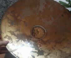 Large glass bowl