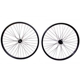 Front Alloy Silver Nutted Wheel