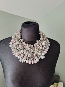 Statement Beaded Bib / Necklace
