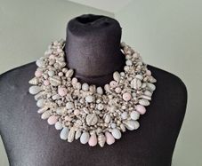 Statement Beaded Bib / Necklace