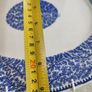 Vintage Finley Woolworth England Blue Oval Serving plate platter 10.75 INCH.  x9 INCH. Image 3