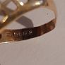 9ct hallmarked gold ring Image 5