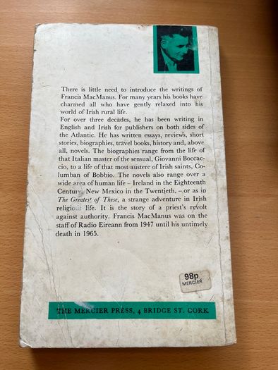 Greatest of These Paperback by Francis MacManus
