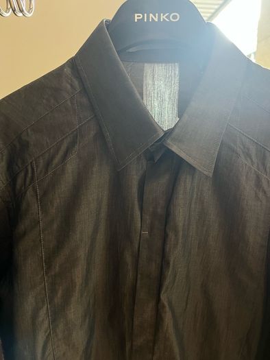 Dark grey men's shirt Reiss